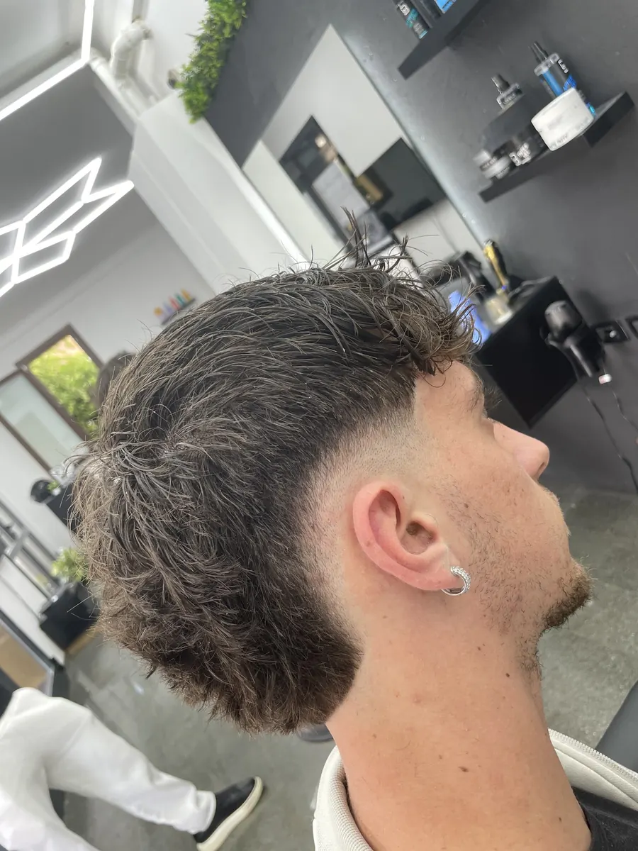 Mullet con sfumatura