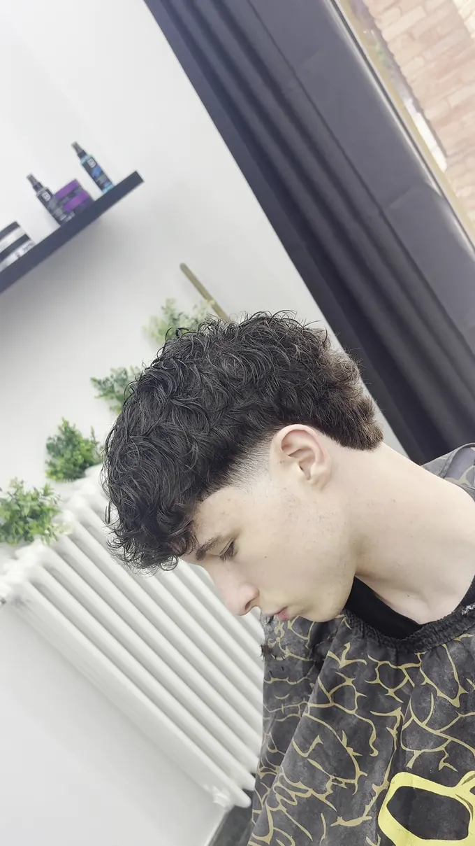 Ricci naturali con sfumatura